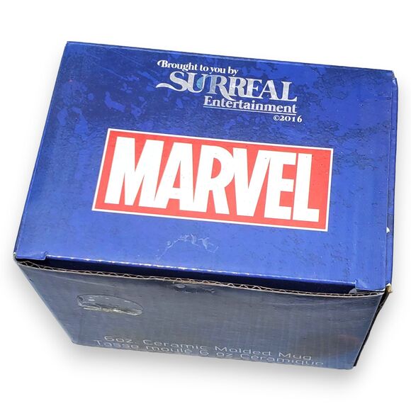 Marvel Captain America Molded Ceramic Mug 6oz Disney 2016 Surreal Ent NIB Small - Picture 8 of 8